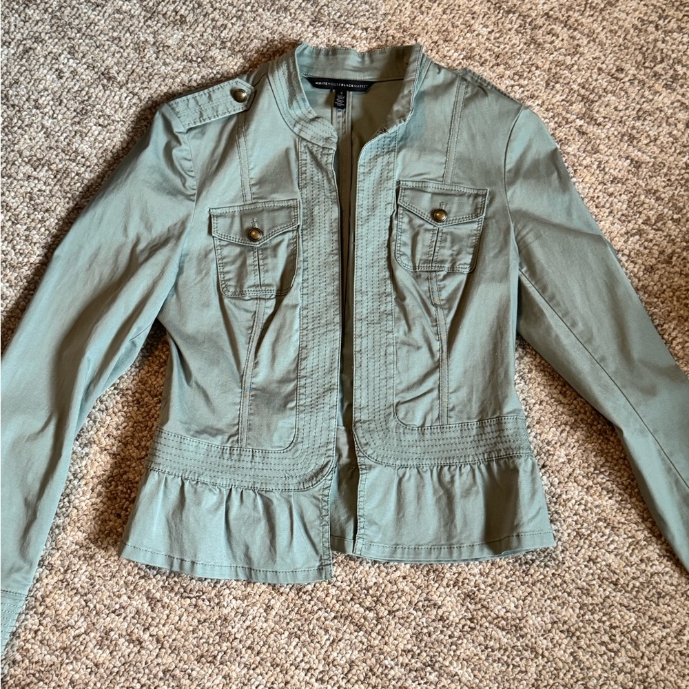 White House Black Market Utility Jacket